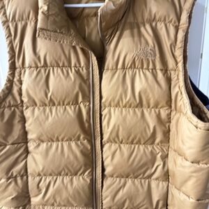 The North Face Light Brown Quilted Vest